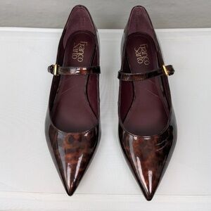 Franco Sarto Women's Tortoise Shell Mary Jane Flats